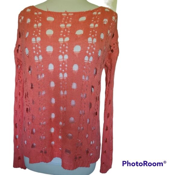 WELL LOVED Issue Orange Sweater - M/L - Picture 3 of 10